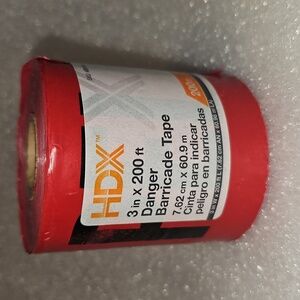 HDX 3-inch x 200 ft. Danger Tape in Red